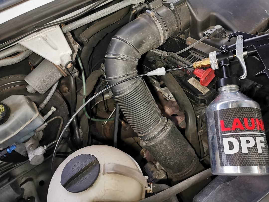 DPF cleaning service at MRD Automotive