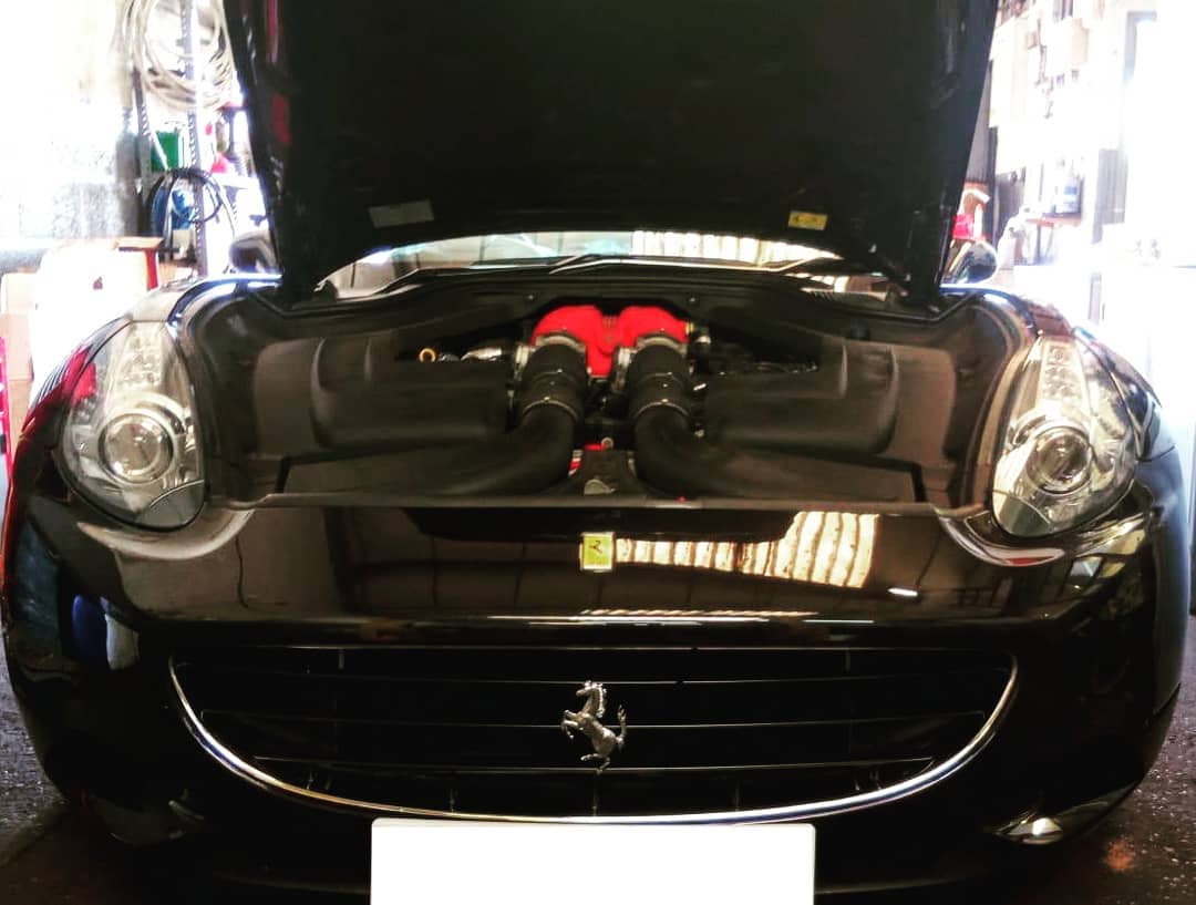 Ferrari battery replacement at MRD Automotive